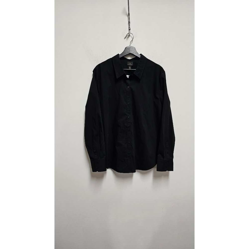 Worthington Womens Long Sleeve Modern Fit Button-Down Shirt Size XXL - Picture 1 of 7